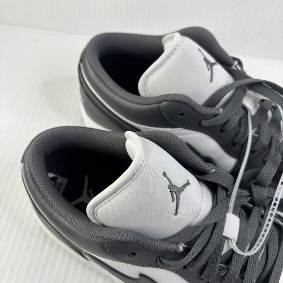 Nike Air Jordan 1 Low Shoes Iron Gray Summit White 553558-044 Men's 9.5 NEW - Picture 9 of 11